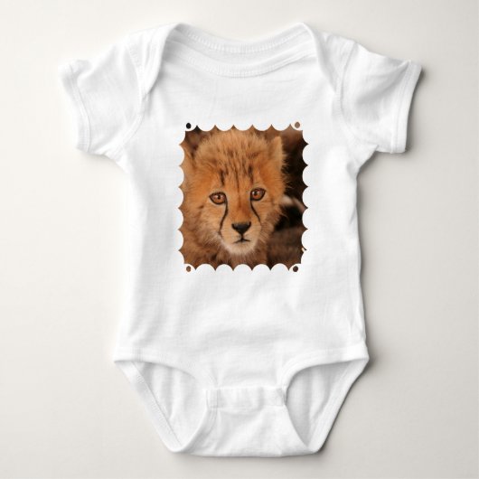 Baby Cheetah Baby T-Shirt (Voorkant)