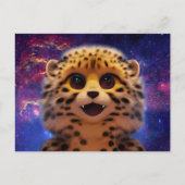 Baby Cheetah Briefkaart (Voorkant)
