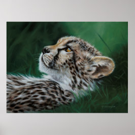 BABY CHEETAH FINE ART PRINT