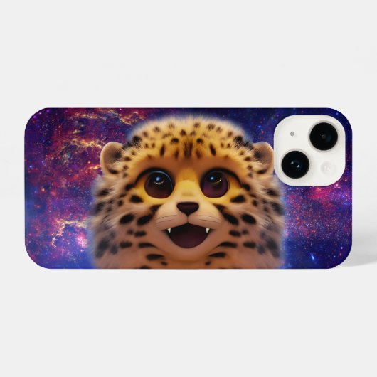 Baby Cheetah iPhone Hoesje (Achterkant horizontaal)