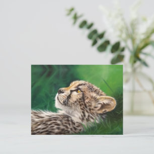 Baby Cheetah postcard Briefkaart