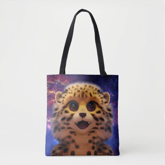 Baby Cheetah Tote Bag (Voorkant)