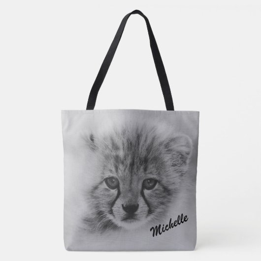 Baby Cheetah Tote Bag (Voorkant)