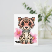 Baby cheetahs, ook wel welpen genoemd, zijn enkele briefkaart (Staand voorkant)