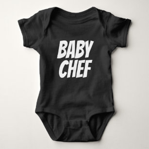 Baby Chef in zwart   Romper