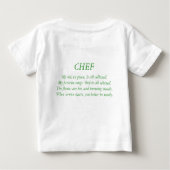 Baby Chef Shirt (Achterkant)