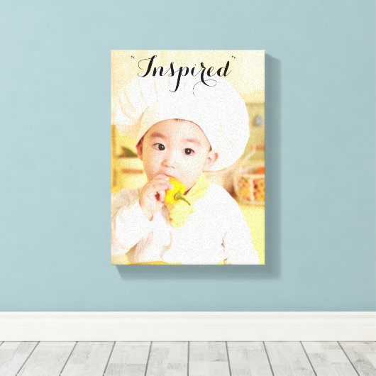 Baby Chef Wrapped Canvas (Insitu (Houten vloer))