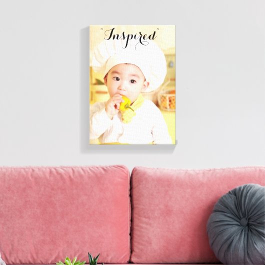 Baby Chef Wrapped Canvas (Insitu (Woonkamer))