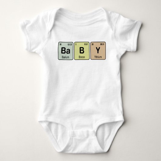 Baby chemie romper (Voorkant)