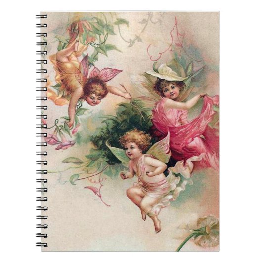Baby  Cherub Fairy's Notitieboek (Voorkant)