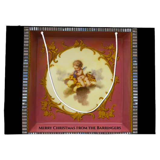 Baby Cherub Holiday Joy Groot Cadeauzakje (Achterkant)