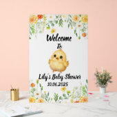 Baby chick acryl baby shower bord (Huwelijk)