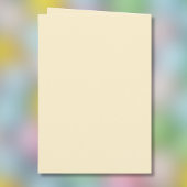 Baby Chick Happy Easter Egg Blue Yellow Flowers Kaart