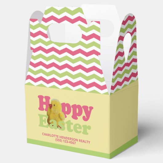 Baby Chick Happy Paasfeest Bedankdoosjes (Geopend)