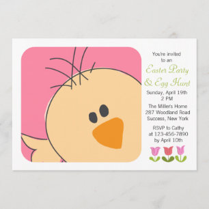 Baby Chick Invitation Kaart