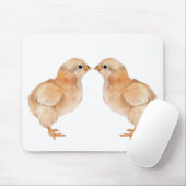 Baby Chick Love Mousepad Muismat (Met muis)