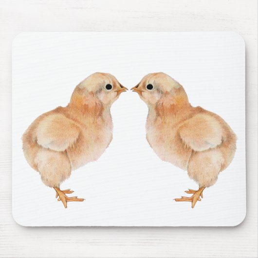 Baby Chick Love Mousepad Muismat (Voorkant)