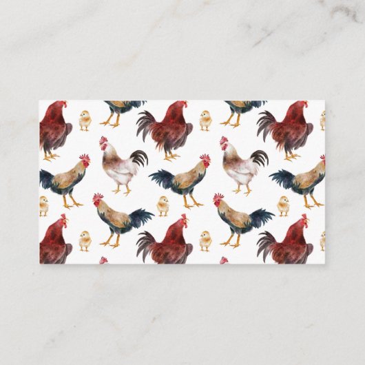 Baby Chick Luier Raffle Ticket Informatiekaartje (Achterkant)