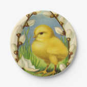 Baby Chick Springtime Papier Borden Papieren Bordje (Voorkant)