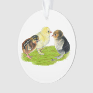 Baby Chick Trio Ornament