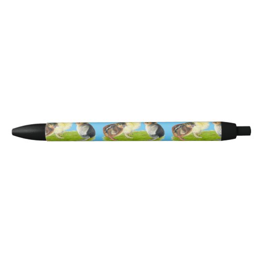 Baby Chick Trio Zwarte Inkt Pen (Voorkant)
