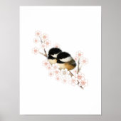Baby Chickadees Poster Print (Voorkant)