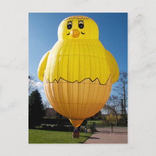 Baby Chicken Balloon Briefkaart (Voorkant)