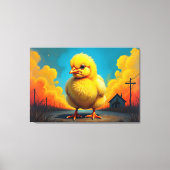 Baby Chicken Canvas Afdruk (Voorkant)