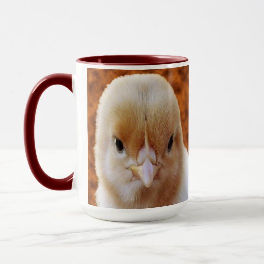Baby Chicken Face, Coffee Mok (Links)