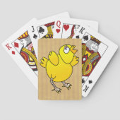Baby chicken fun cartoon pokerkaarten (Achterkant)