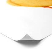 Baby Chicken Print | Baby Waterverf afdrukken (Hoek)