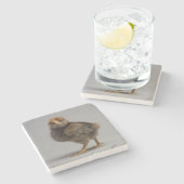 Baby Chicken Stenen Onderzetter (Zijkant)