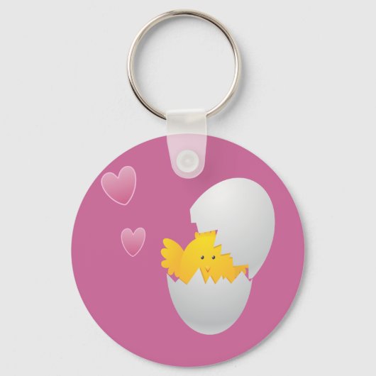 Baby Chickie Sleutelhanger (Voorkant)