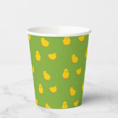 Baby Chicks in het Grass Boerderij Papieren Bekers (Links)