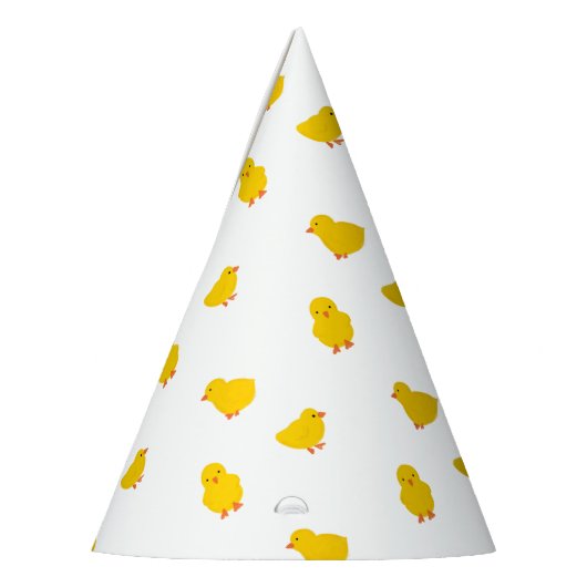 Baby Chicks Kinder Boerderij Feesthoedjes (Links)