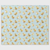 Baby Chicks Pattern | Easter Wrapping Paper Cadeaupapier (Vlak)