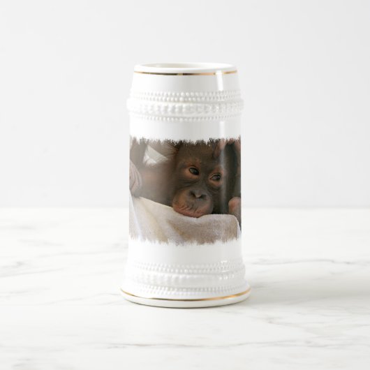 Baby Chimp Beer Stein Bierpul (Center)