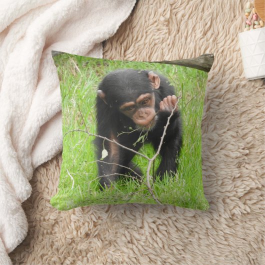 Baby Chimp Cushion Kussen (Deken)