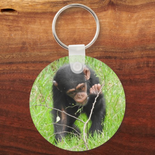 Baby Chimp Key Ring Sleutelhanger (Voorkant)