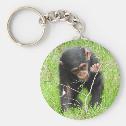 Baby Chimp Key Ring Sleutelhanger (Voorkant)