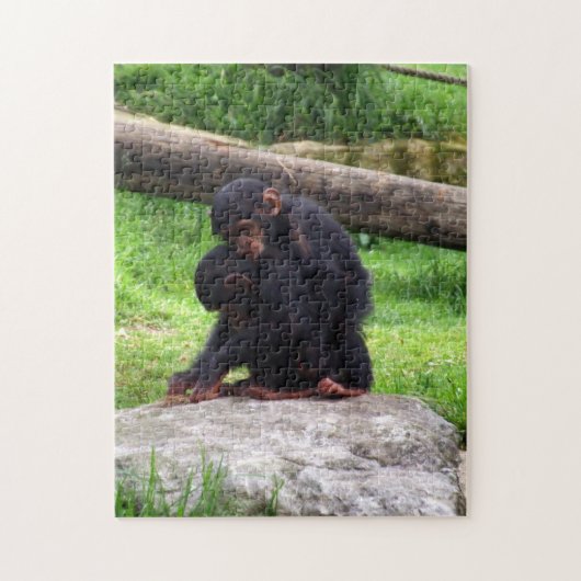 Baby Chimp Puzzle Legpuzzel (Verticaal)