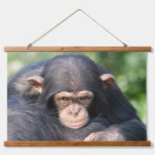 Baby Chimp Verbinding Hangend Wandkleed (Voorkant)
