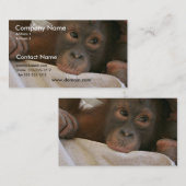 Baby Chimp Visitekaartje (Voorkant / Achterkant)
