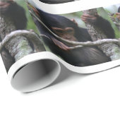 Baby Chimpansee Cadeaupapier (Rol Hoek)