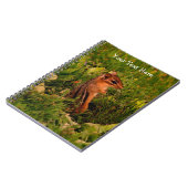 Baby Chipmunk Animal Natuur Art Notitieboek (Linkerzijde)