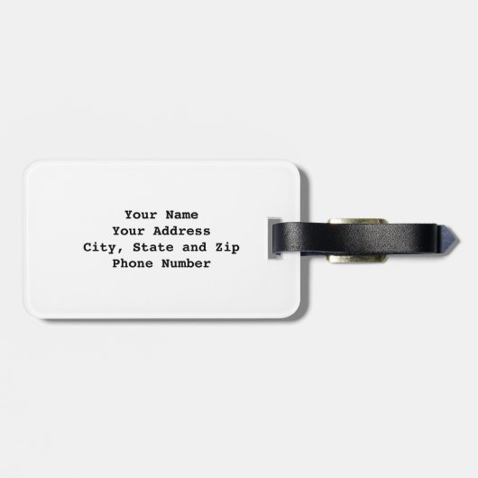 Baby Chipmunk Bagagelabel (Achterkant horizontaal)