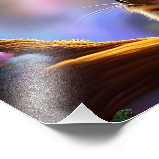 Baby Chipmunk Foto Afdruk (Hoek)