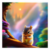 Baby Chipmunk Foto Afdruk (Voorkant)