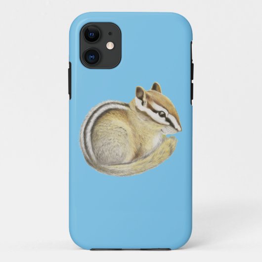 Baby Chipmunk Hoesje-Mate iPhone Case (Achterkant)
