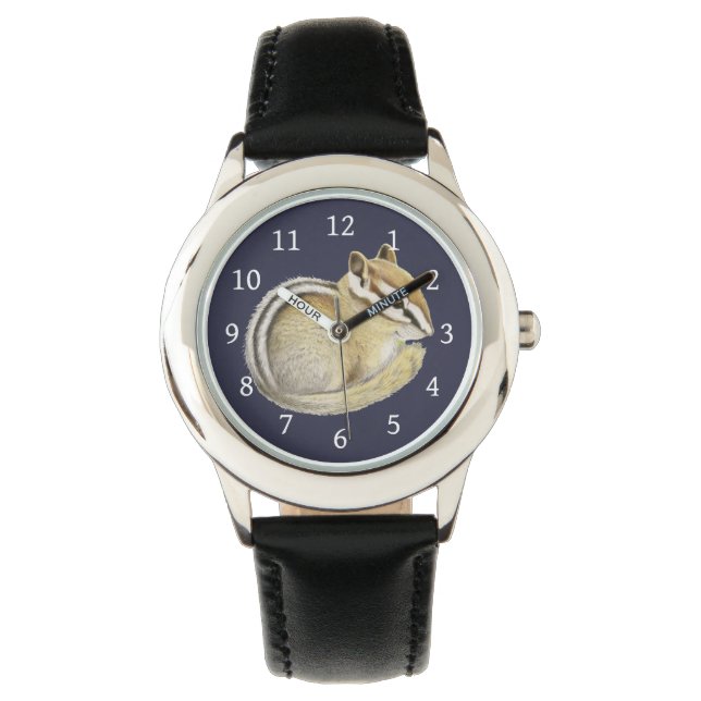 Baby Chipmunk Horloge (Voorkant)